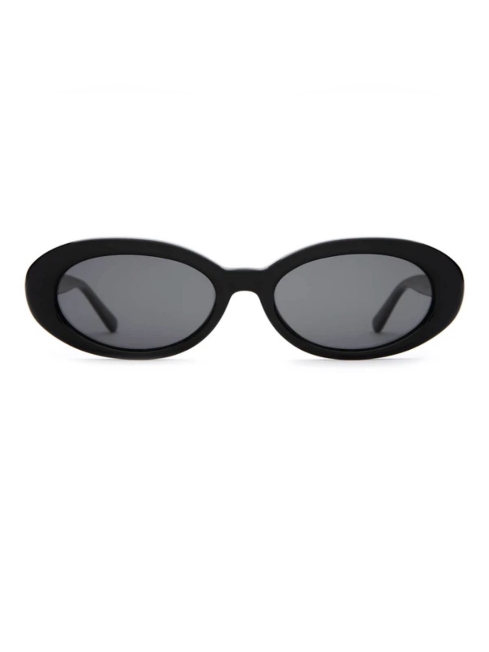 Crap Eyewear The Sweet Leaf Black Oval Women's Sunglasses